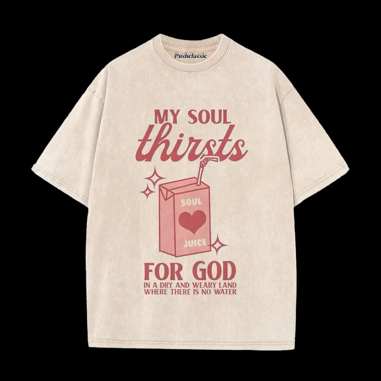 THE JESUS CHRISTIAN WASHED T-SHIRT