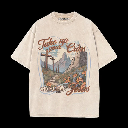 THE JESUS CHRISTIAN WASHED T-SHIRT