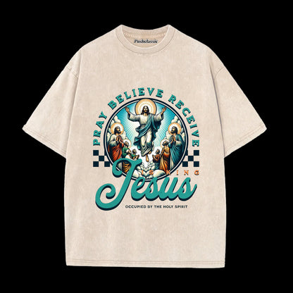 THE JESUS CHRIST WASHED T-SHIRT