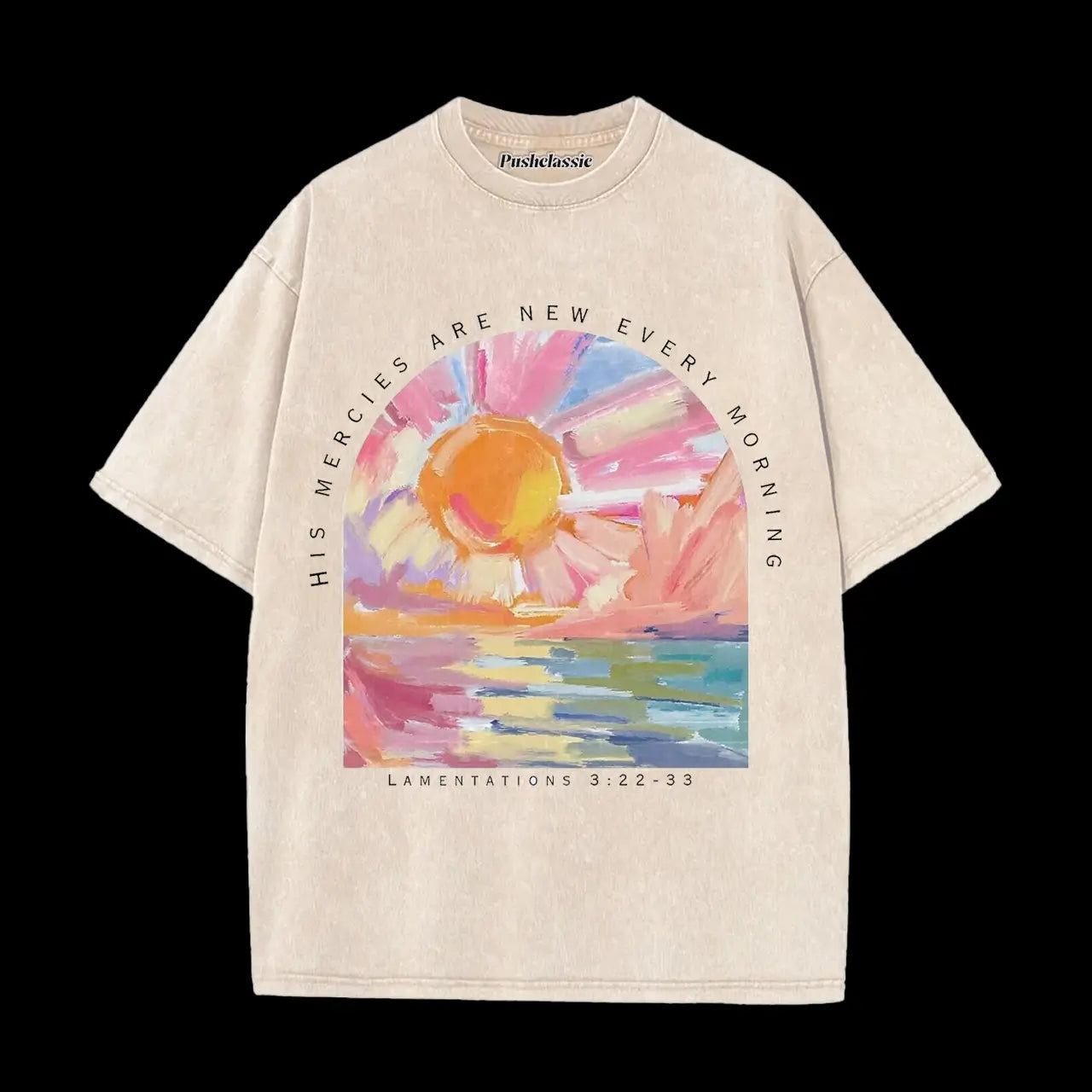 THE LAMENTATIONS 3-22-3 CHRISTIAN WASHED T-SHIRT