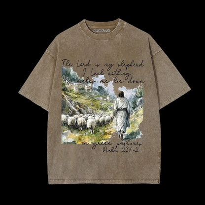 THE LORD IS MY SHEOHERD CHRISTIAN T-SHIRT