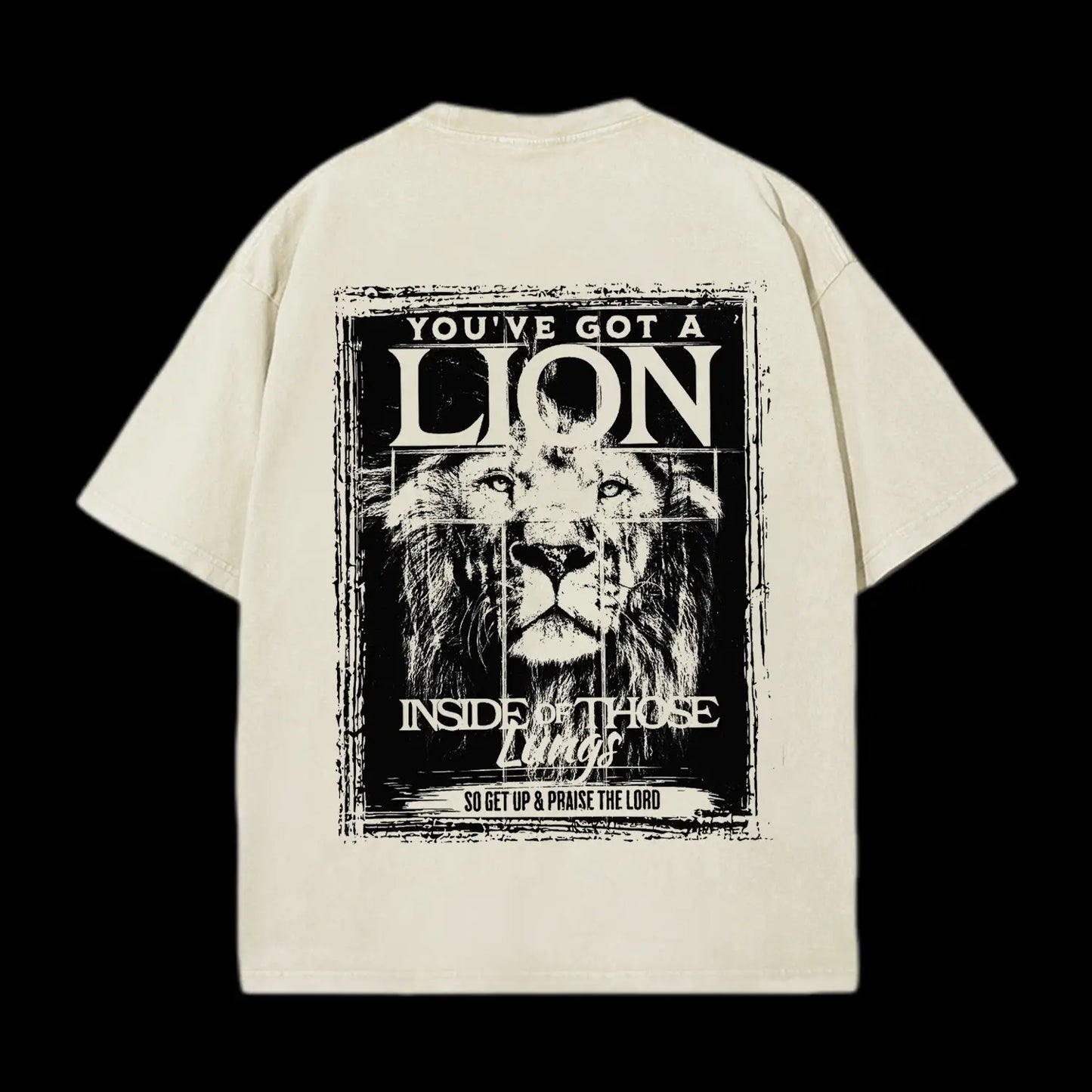 You've Got a Lion Inside Of Those Lungs Washed T-Shirt