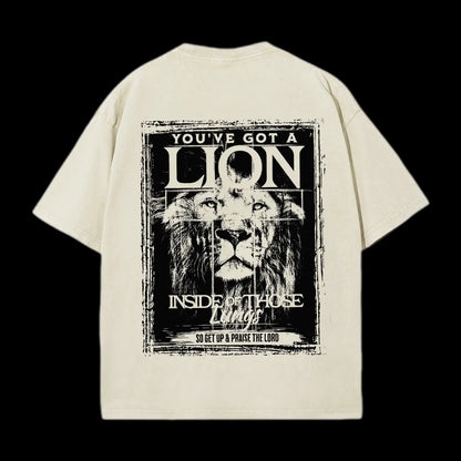 You've Got a Lion Inside Of Those Lungs Washed T-Shirt