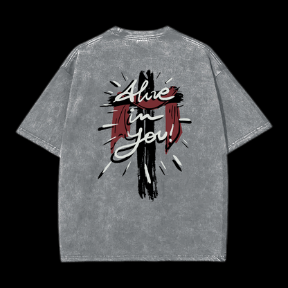 Alive In You Washed T-Shirt
