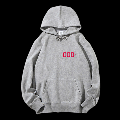 God Is The Reasan Drawstring Hoodie