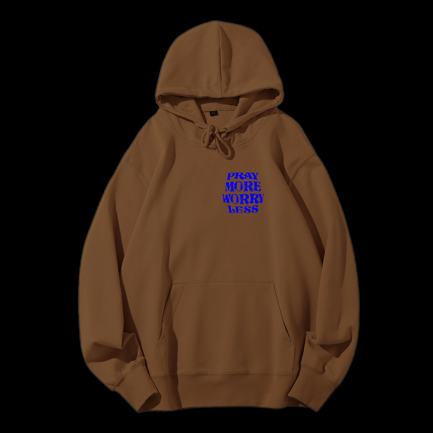 Pray More Worry Less Drawstring Hoodie