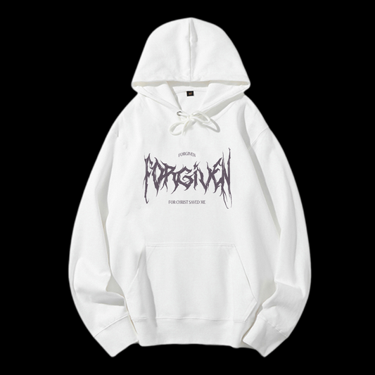 Forgiven For Christ Saved Me Drawstring Hoodie