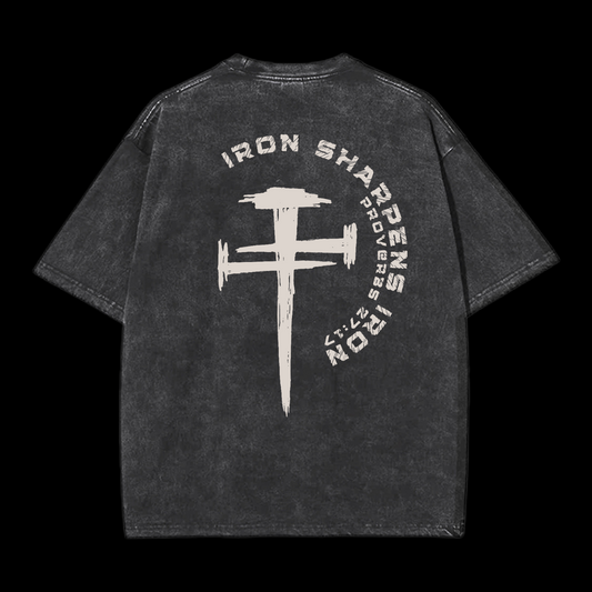 Iron Sharpens Iron Washed T-Shirt
