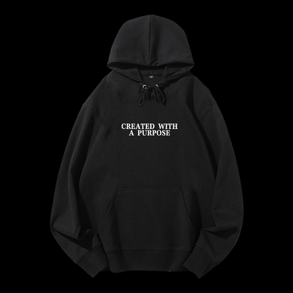 Created With A Purpose Drawstring Hoodie