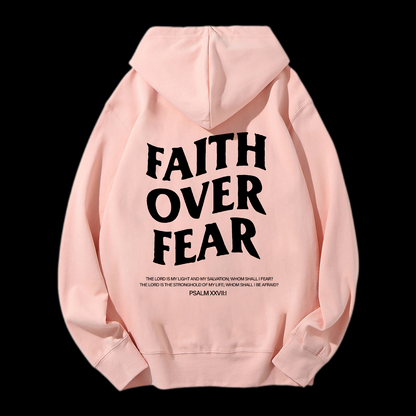Faith Over Fear Drawstring Hoodie