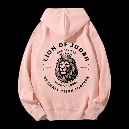 Lion Of Judah Drawstring Hoodie