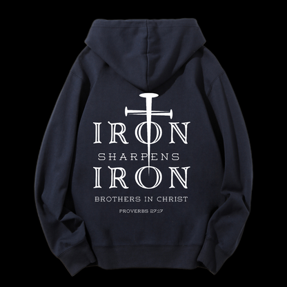 Iron Sharpens Iron Drawstring Hoodie