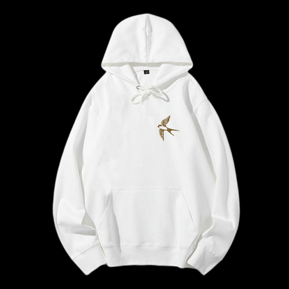Look At The Birds Of The Air Drawstring Hoodie