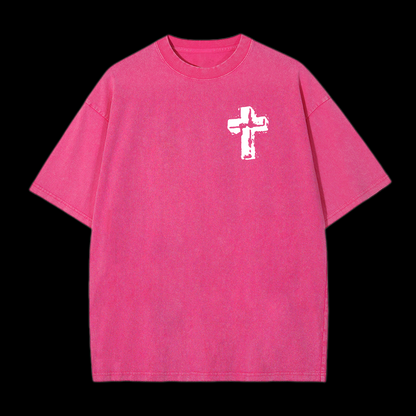 Jesus Saves Washed T-Shirt