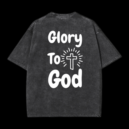 Glory To God Washed T-Shirt