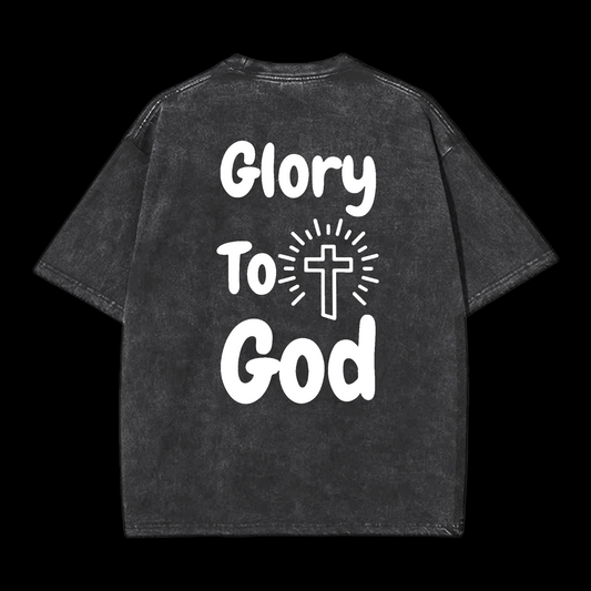 Glory To God Washed T-Shirt