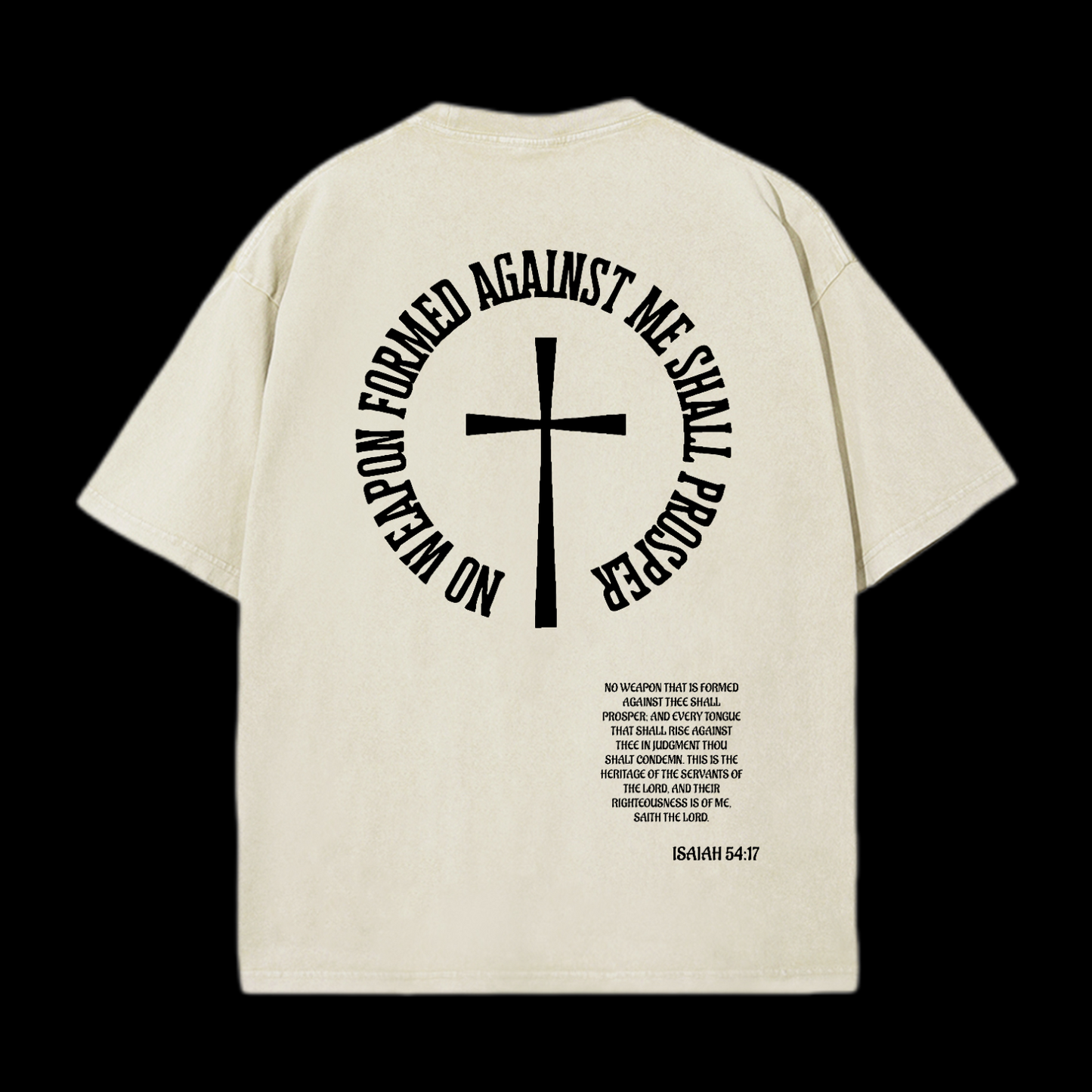 No Weapon Forged Against You Washed T-Shirt