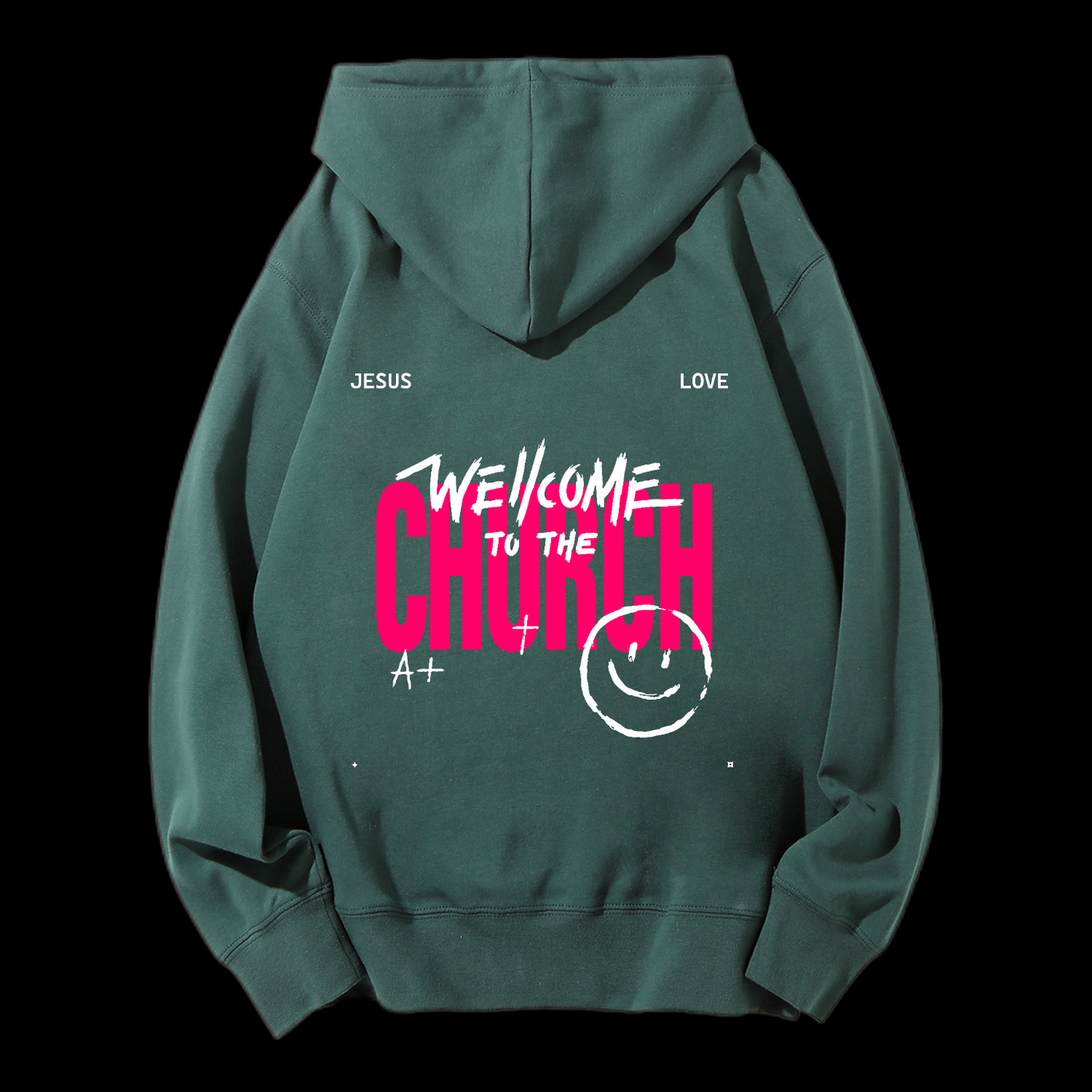 Welcome To The Church Drawstring Hoodie