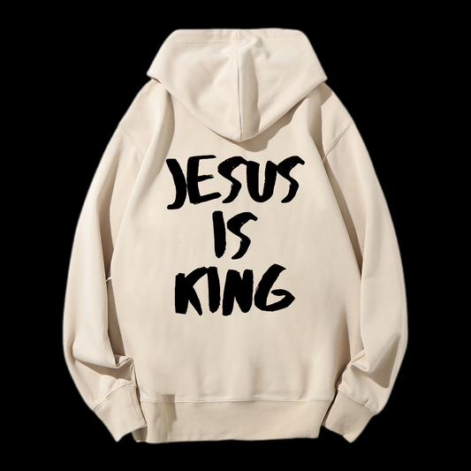 Jesus Is King Drawstring Hoodie