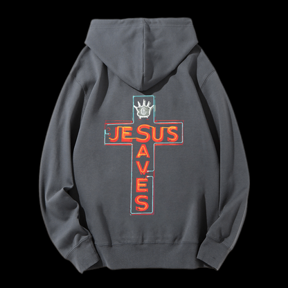 Jesus Saves Drawstring Hoodie