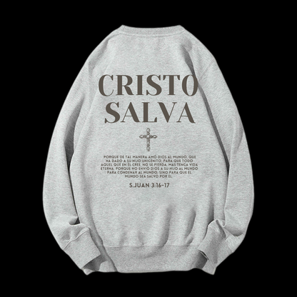 Cristo Salva Crewneck Sweatshirt