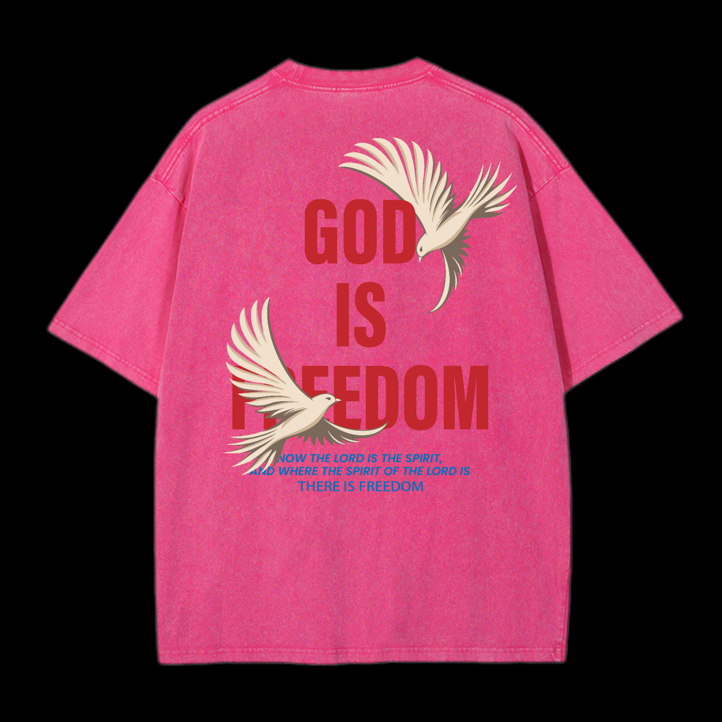 God Is Freedom Washed T-Shirt