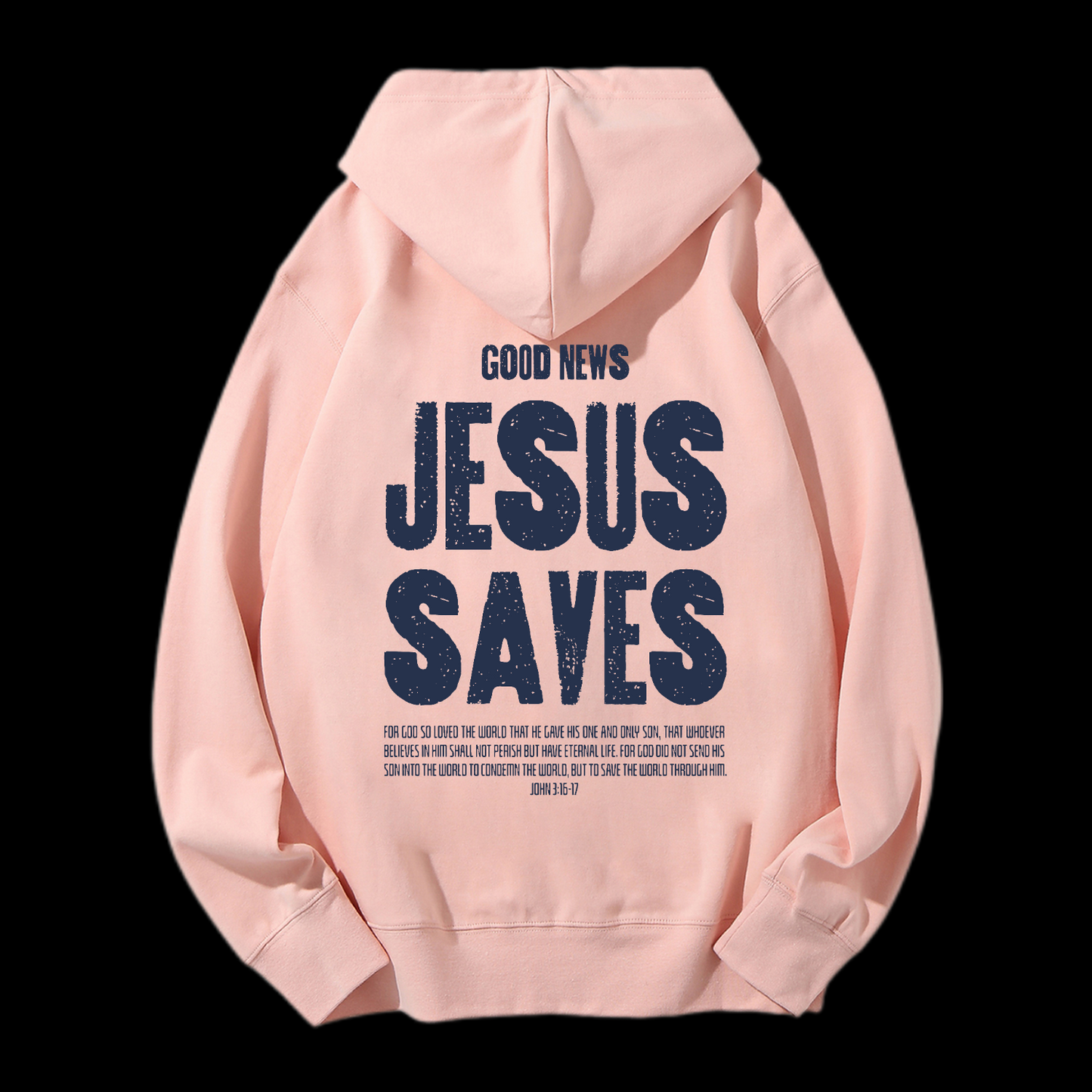 Jesus Saves Drawstring Hoodie