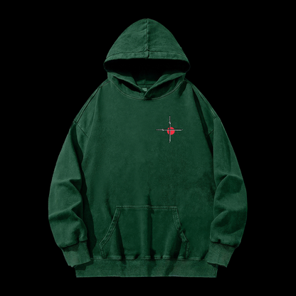 Fear No Evil  Washed Hoodie