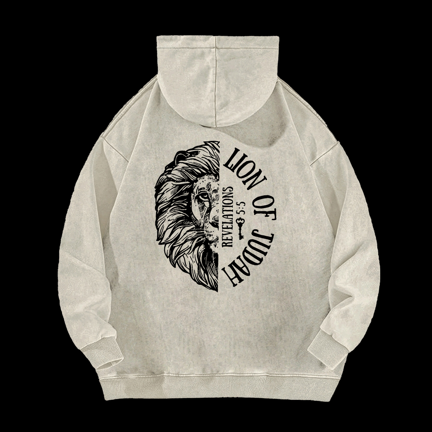 Lion Of Judah Washed Hoodie