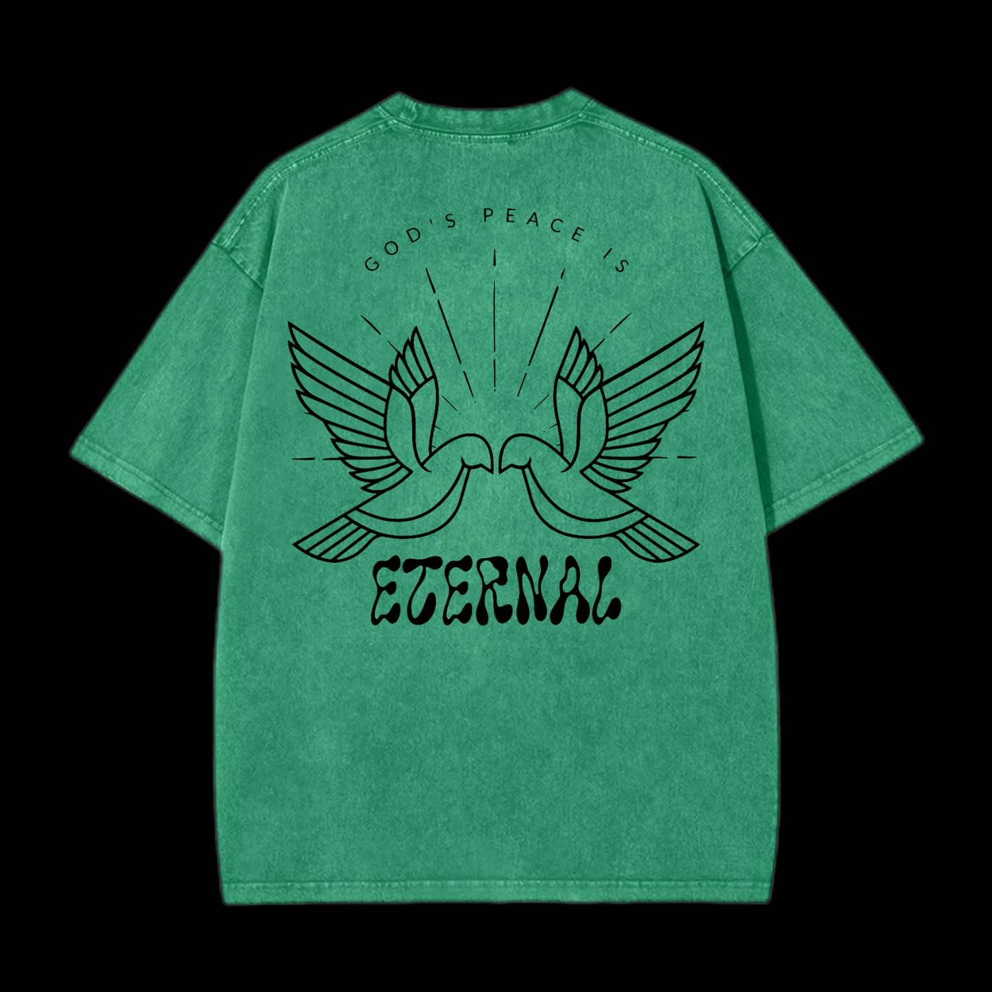 God's Peace Is Eternal Washed T-Shirt