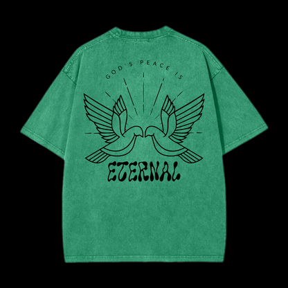 God's Peace Is Eternal Washed T-Shirt