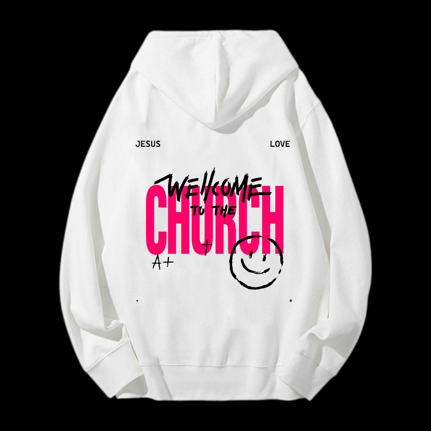 Welcome To The Church Drawstring Hoodie