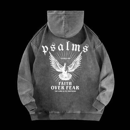 Faith Over Fear Washed Hoodie