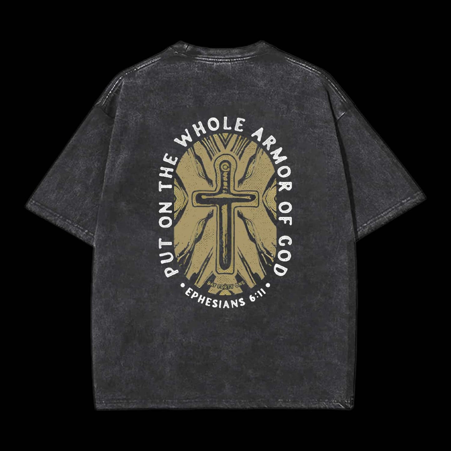 Put On The Whole Armor Of God Printed Men's Tee