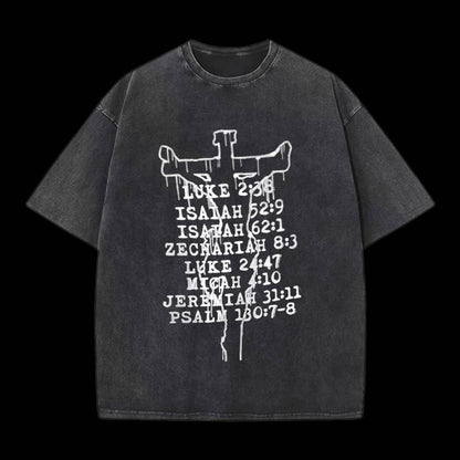 Luke 2 38 Isaiah 5 29 Faith Tee