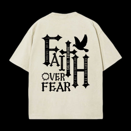 Faith Over Fear Printed Men's Tee
