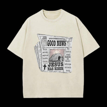 Good News Christian Washed T-Shirt