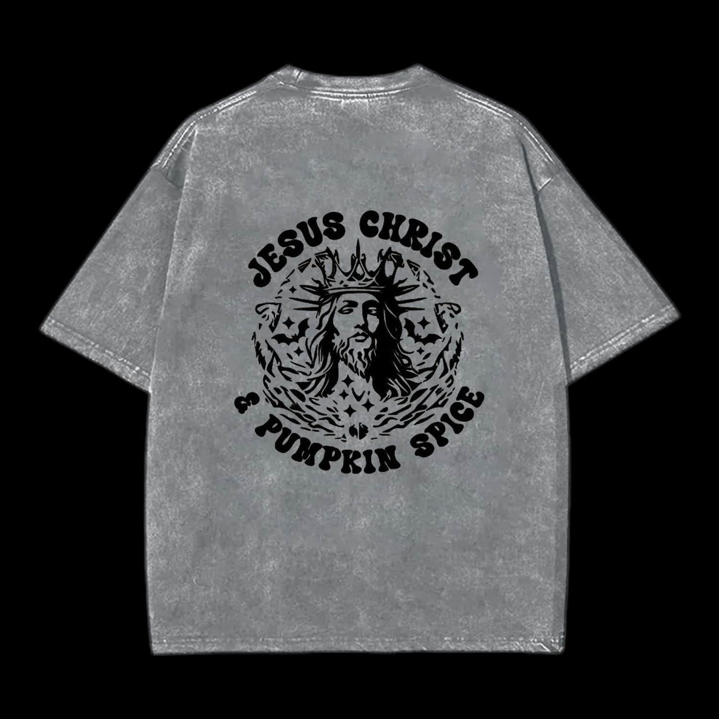 Jesus Christ & Pumpkin Spice Printed Men's Tee