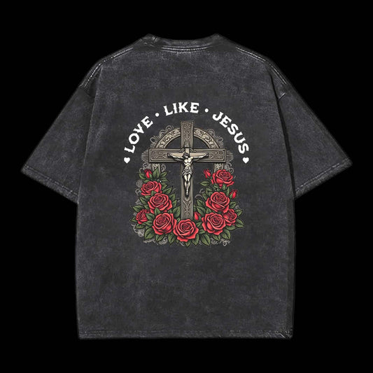 Love Like Jesus Printed Men's Tee