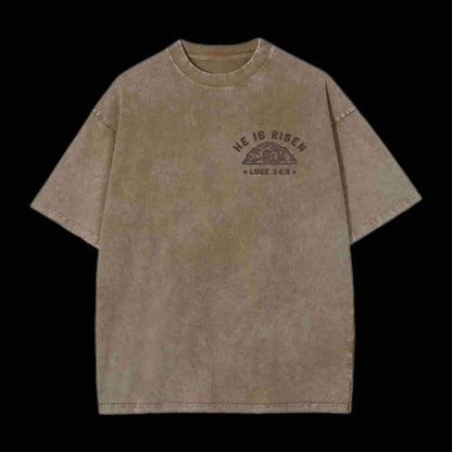 He Is Risen Christian Tee