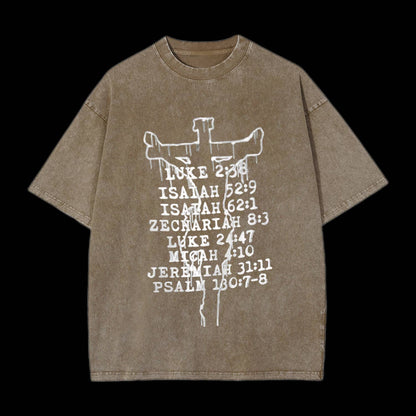 Luke 2 38 Isaiah 5 29 Faith Tee