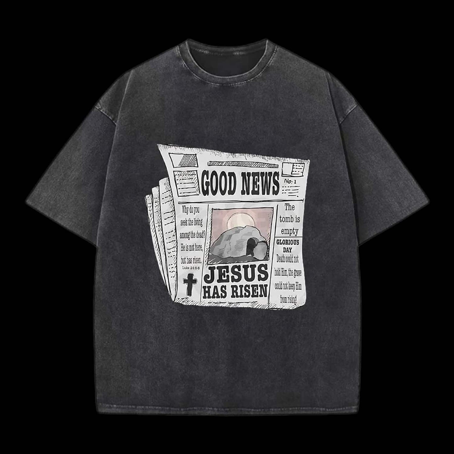 Good News Christian Washed T-Shirt