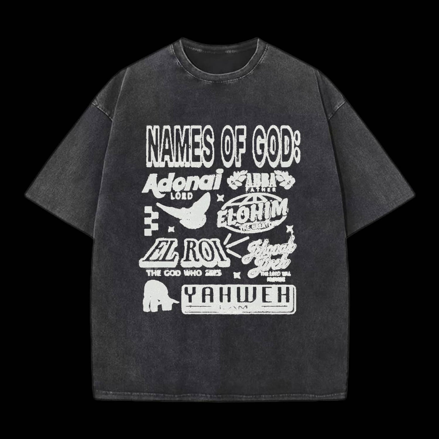 Names Of God Christian Tee
