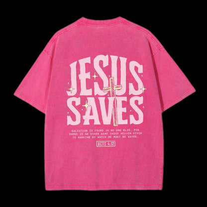 Jesus Saves Chirstian Tee