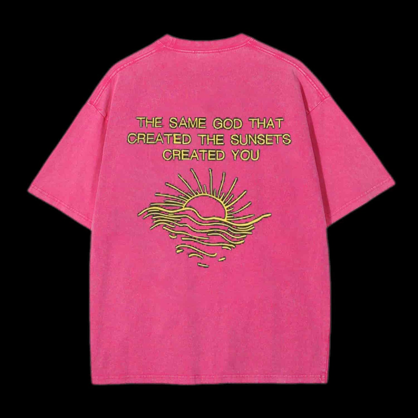 The Same God That Created The Sunsets Christian Tee