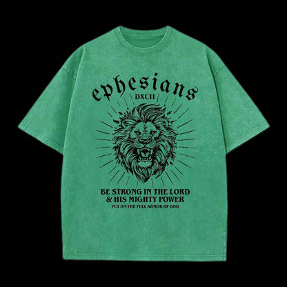 BE STRONG IN THE LORD CHRISTIAN TEE