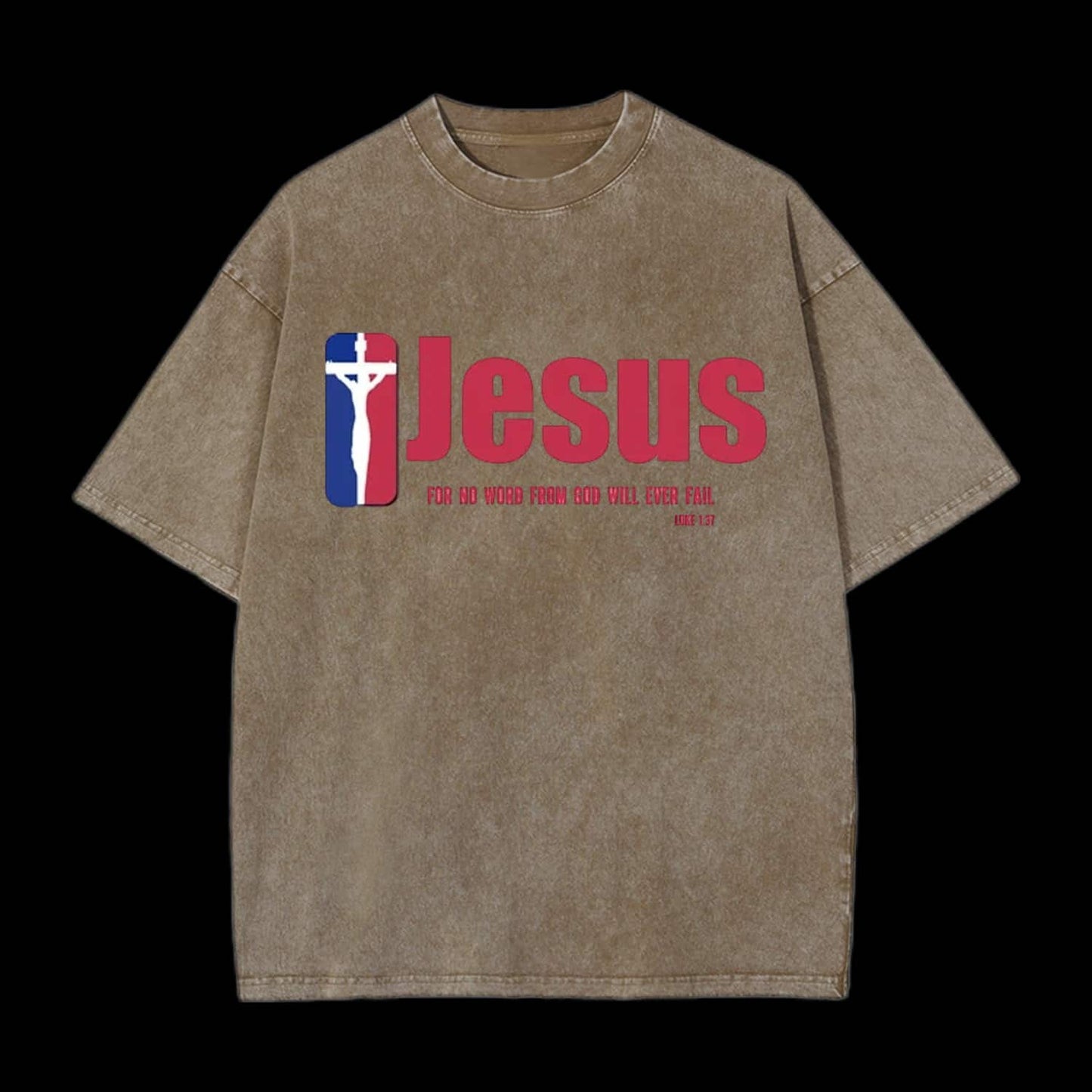 Jesus Team Christian Washed T-Shirt