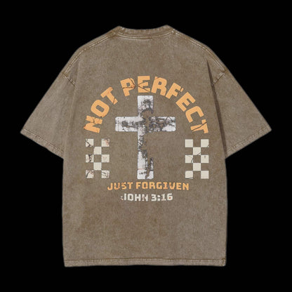 No Perfect Just Forgiven Printed Tee