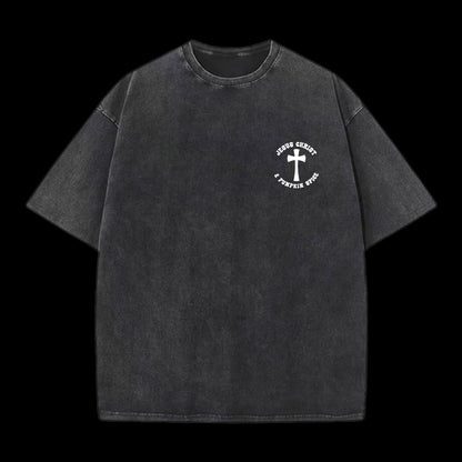 Jesus Christ & Pumpkin Spice Printed Men's Tee