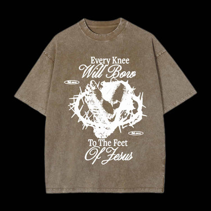 Every Knee Will Bow Christian Tee